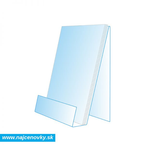 Stojan na brožúry A5 z plexiskla