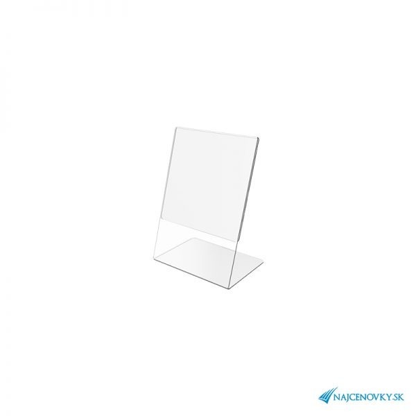 Stolový držiak A5 z plexiskla na výšku