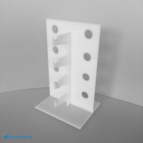 Plastový stojan na 4 ks. slnečných okuliarov