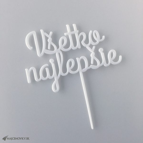 Top na narodeninovú tortu – Všetko najlepšie