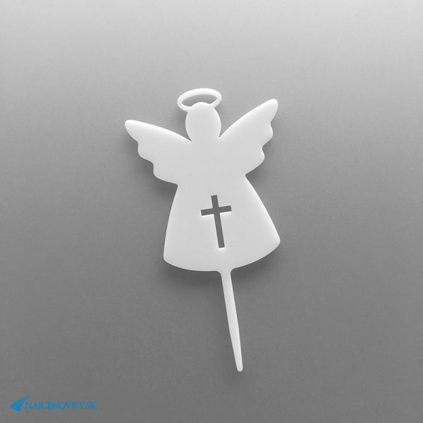 Zápich do torty na Prvé sväte prijímanie v tvare anjela