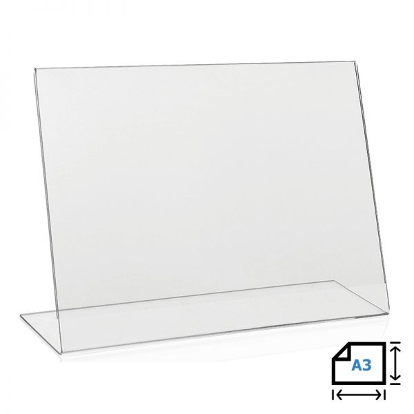 L stojan A3 na šírku