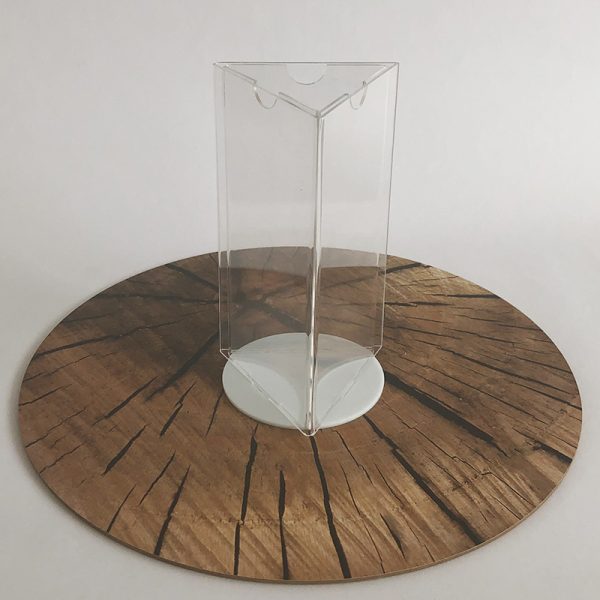 Trojstranný stojanček na menu a letáky