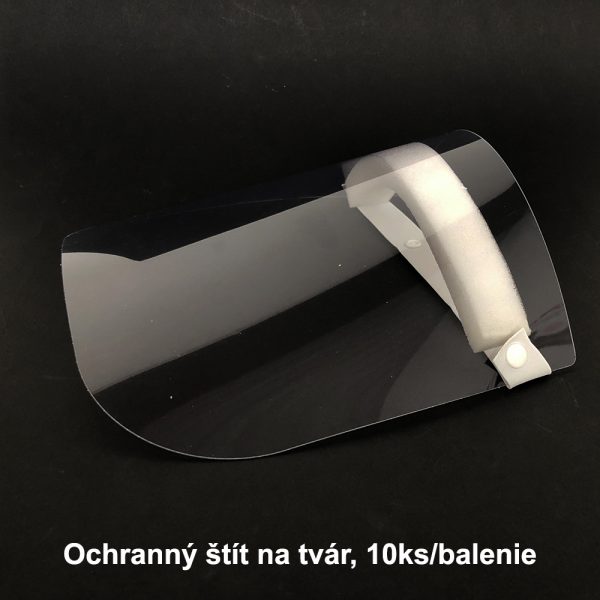 Ochranný štít na tvar