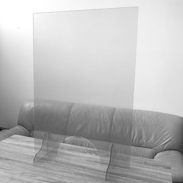 Plexi ochranná prepážka 90×65 cm