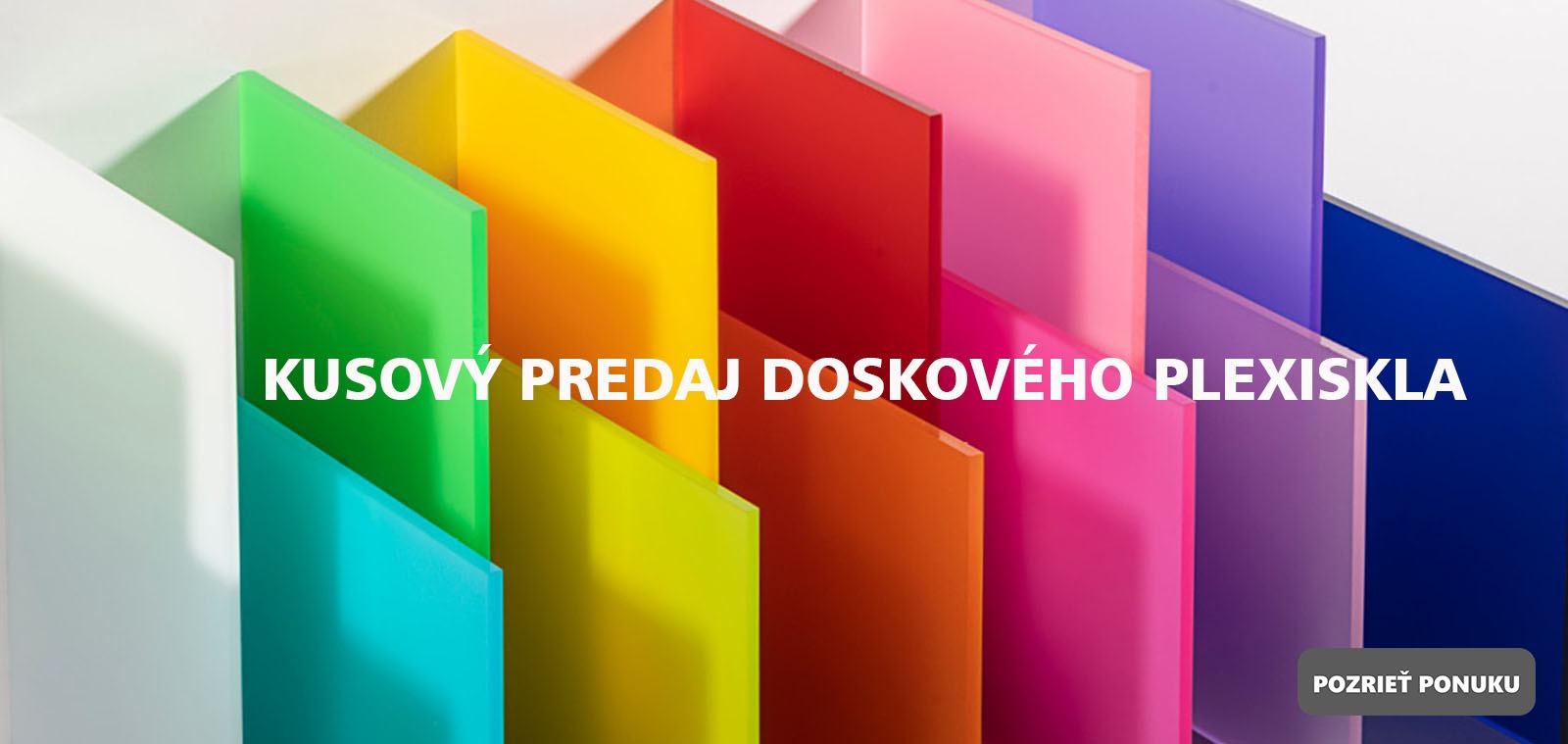 Kusový predaj doskového plexiskla